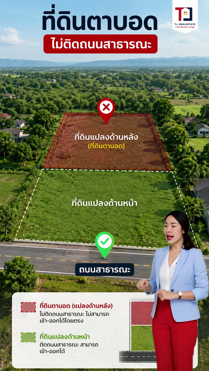 ที่ดินตาบอด คืออะไร